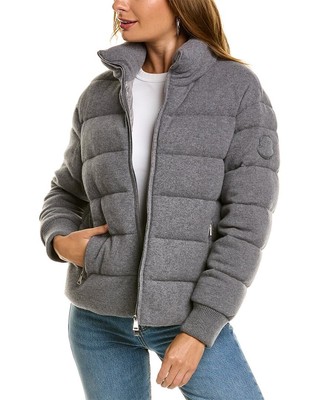 

Moncler Cayeux Женская куртка из смеси шерсти и кашемира, Grey, NA