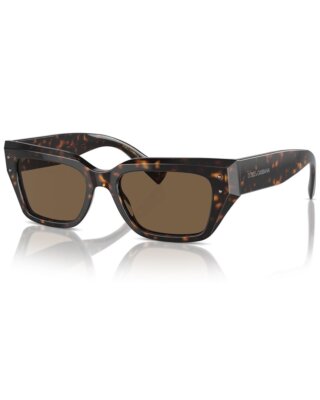 Dolce & Gabbana Womens Dg4462f 52Mm Sunglasses Womens Brown
