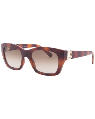 Солнцезащитные очки Ferragamo Womens Sf1012s 53 мм Мужские коричневые