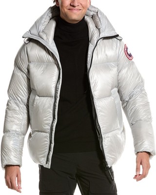 Canada Goose Crofton Puffer Jacket Mens Silver Xl