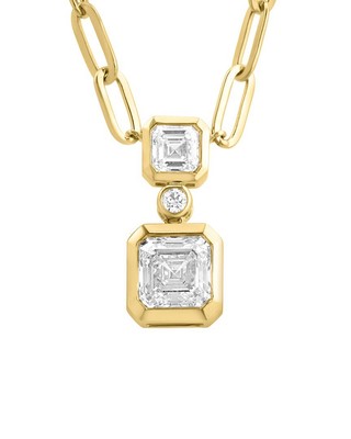 Женское колье Effy Fine Jewelry с бриллиантами, выращенными в лаборатории, 14 Карат весом 2,53 Карата.