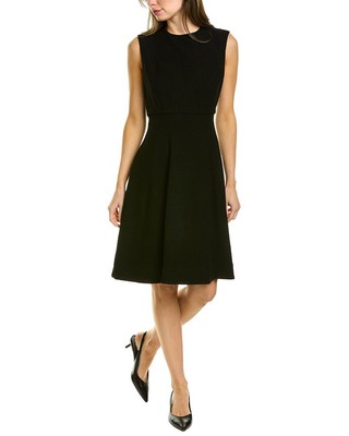 

Мини-платье из смесовой шерсти с букле Oscar De La Renta женское, черное, Черный