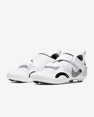 Nike SuperRep Cycle Shoes White Black CW2191 100 Men s Peloton 7.5