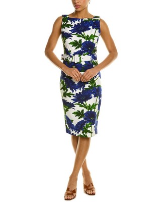 

Платье-рубашка Samantha Sung Jane, женское, Flower b white cobalt blue
