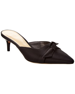 

Женские атласные мюли Alexandre Birman Daisy 50 черные 8,5, Черный, NA