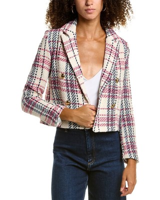 

Женский твидовый блейзер Colette Rose, Розовый, NA