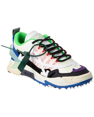 

Off-White Odsy 2000 Мужские кроссовки из кожи и сетки белые, Белый, NA