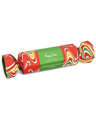 Подарочный набор мужских носков Happy Socks 2Pk Psychedelic Candy Cane