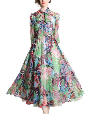 

Платье макси Дза женское, Multicolor
