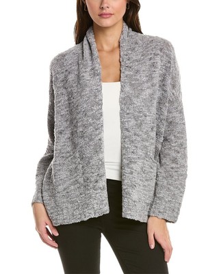 

Женский полушерстяной кардиган Eileen Fisher с шалевым воротником, Белый