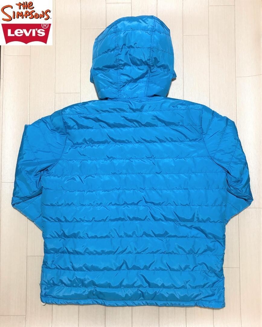 Pre-owned Levi's The Simpsons Collaboration Reversible Packable Jacket L Size 2402m In Multicolor