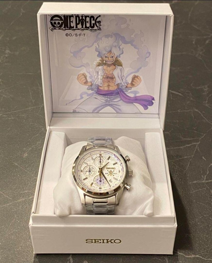 NEW SEIKO x ONE PIECE Monkey D. Luffy Gear 5 Edition Watch