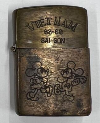 ZIPPO Mickey VIETNAM66-67vintage コレクション用 ZIPPO Mickey VIETNAM66-67vintage コレクション用