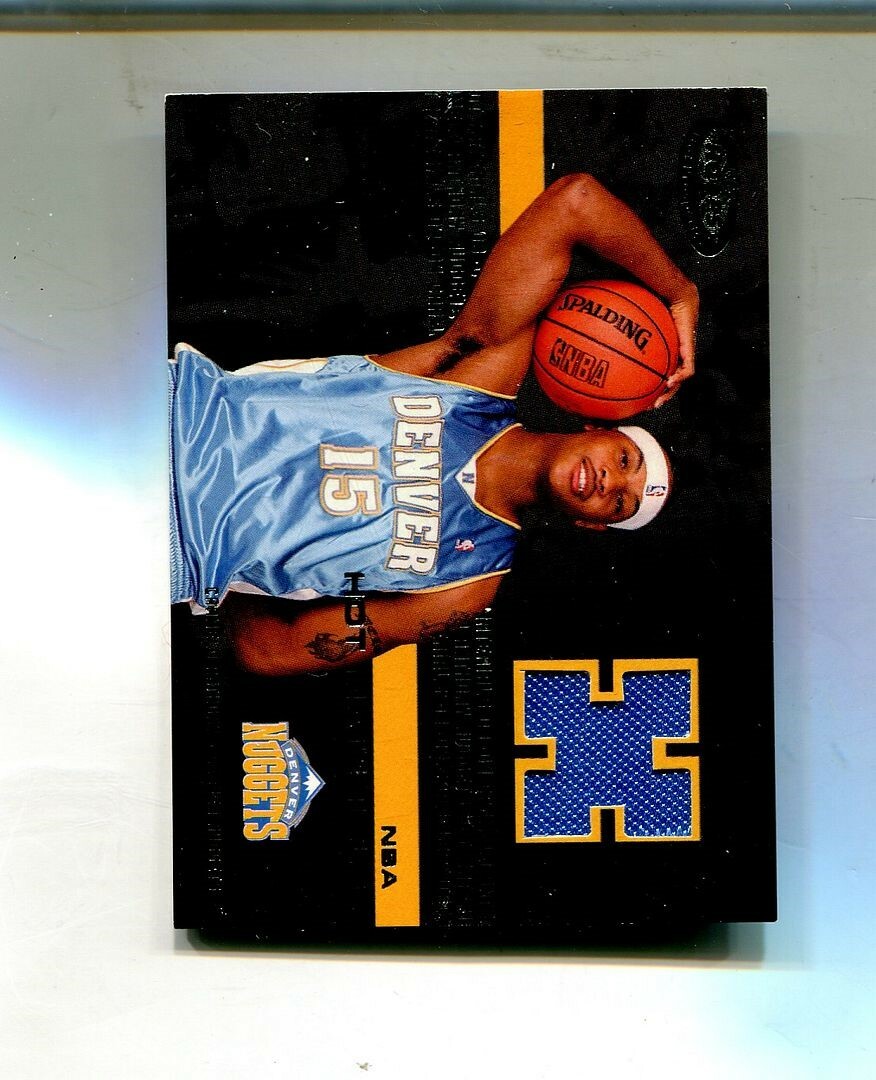 CARMELO ANTHONY 2004 2005 HOOPS JERSEY ROOKIE CARD #HM-CA
