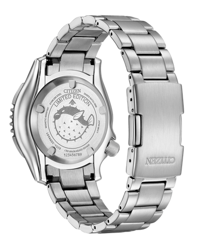 Pre-owned Citizen Silver Mens Analogue Watch Promaster Fugu Limited Edition Ny0160-66e