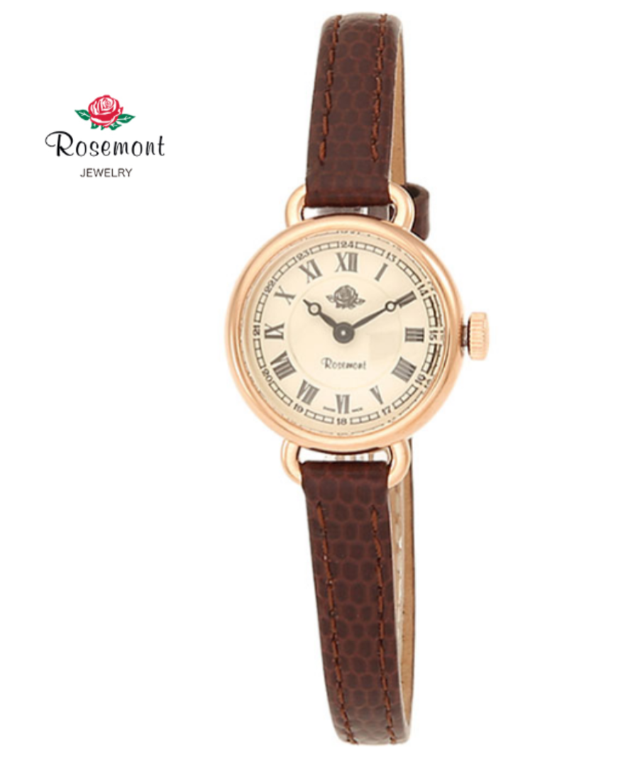 Pre-owned Rosemont Watch Rs45-05rm-br Lady Ems Shipping