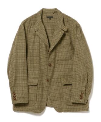 ENGINEERED GARMENTS Reuters Jacket Xs Gun Club Check Made In
