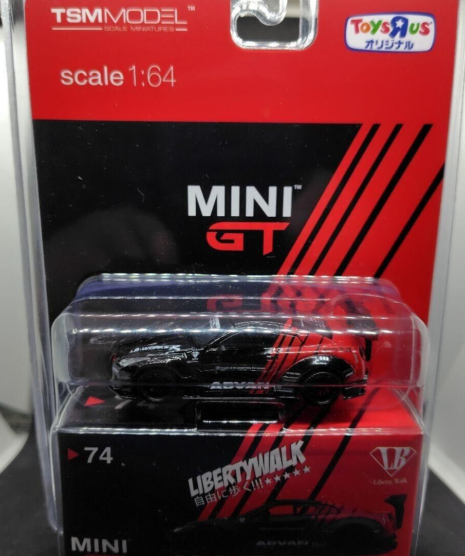 MINIGT/LB★Works/Nissan GT-R Advan MINI GT LB-WORKS Nissan GT-R (R35) ADVAN / Rare No. 74