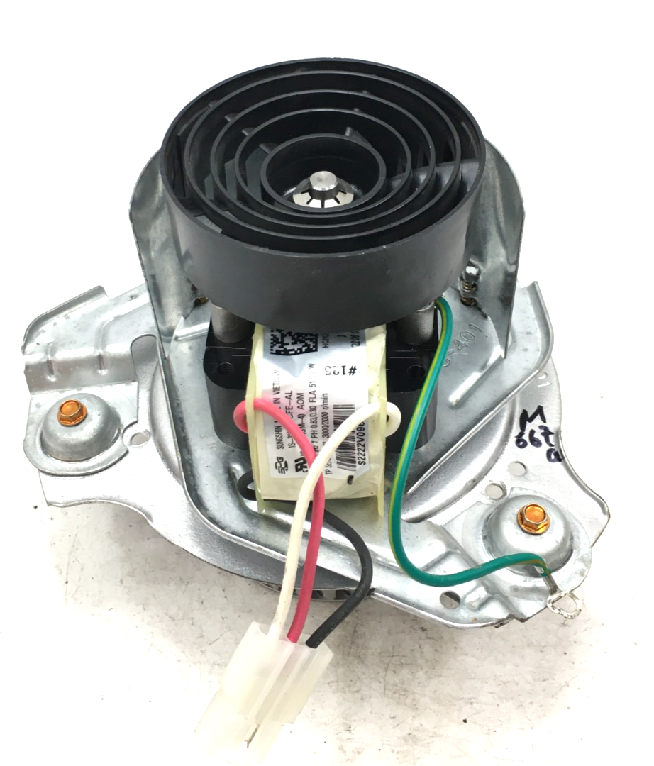 Carrier HC21ZS125 SUNGSHIN IS-3225UTCFE-AL Inducer Motor Carrier HC21ZS125 SUNGSHIN IS-3225UTCFE-AL Inducer Motor