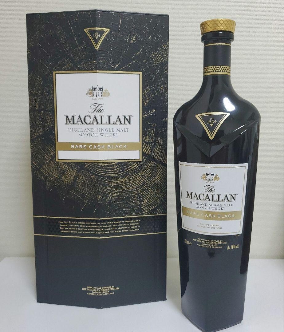 【新品・未開封】The Macallan Rare Cask Black The Macallan Rare Cask Black Single Malt Scotch Wiskey Empty
