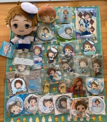 Ensemble Stars TENMA MITSURU Badge Strap Keychain plush Mascot set