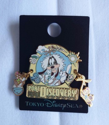 Tokyo DisneySea Port Discovery Pin Goofy
