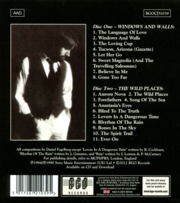 DAN FOGELBERG WINDOWS AND WALLS/THE WILD PLACES NEW CD