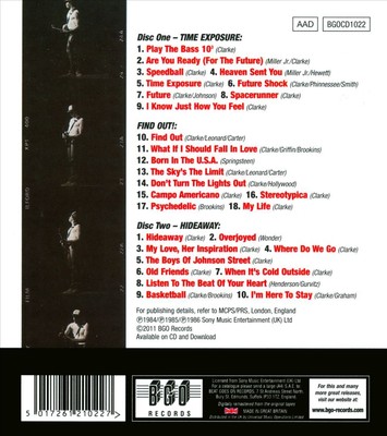 STANLEY CLARKE (BASS) - TIME EXPOSURE/FIND OUT!/HIDEAWAY NEW CD