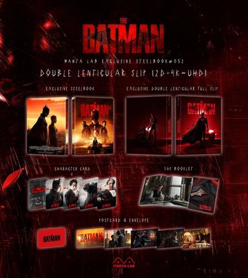 JPN The Batman Manta Lab 4K UHD Blu-ray One Click Box Ultra unopened Rare