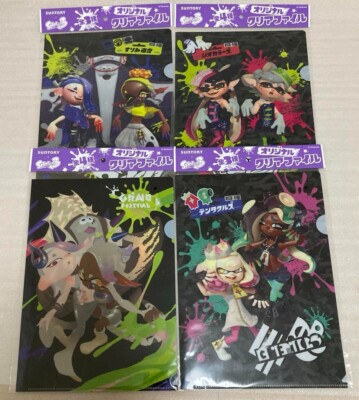 Splatoon 3 original  Clear File Complete Set 4(A4) Limited