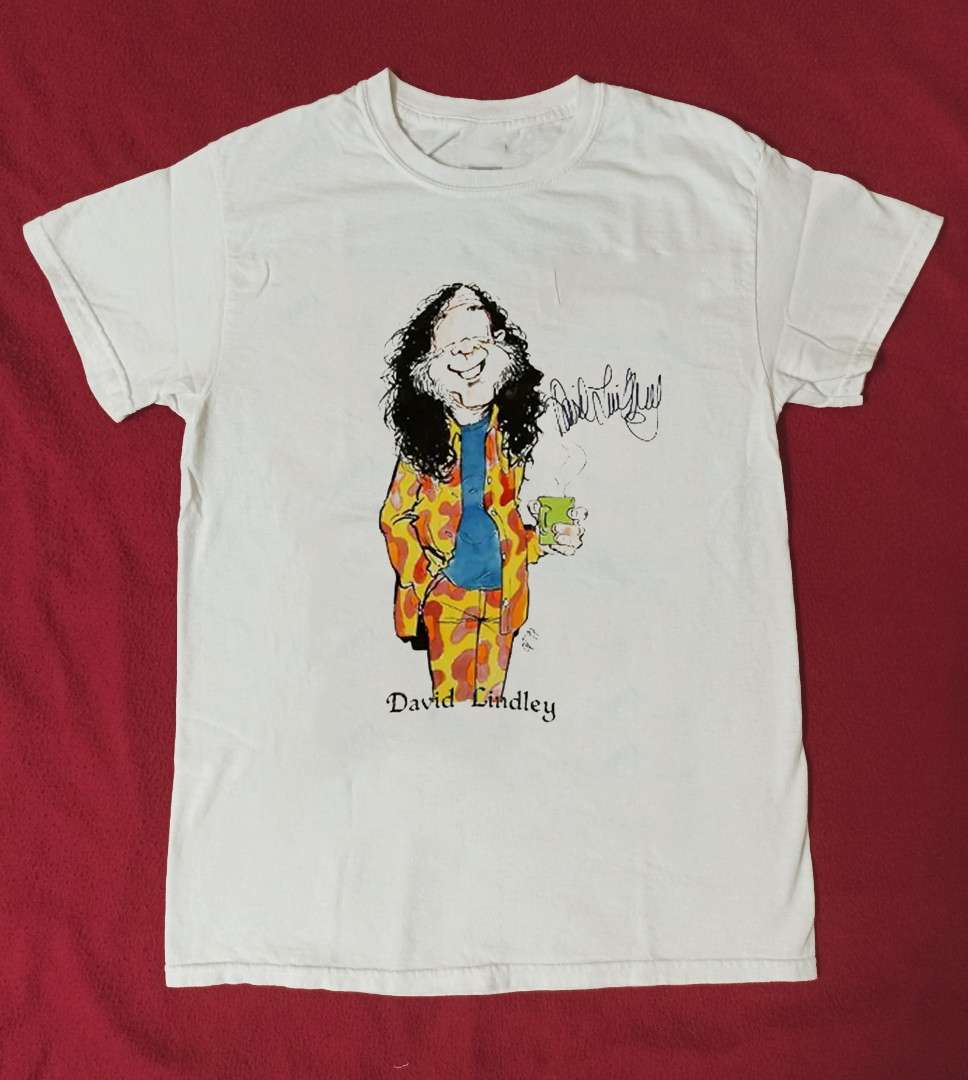 David Lindley Tシャツ David Lindley Signature Unisex White T Shirt Full Size S-5XL