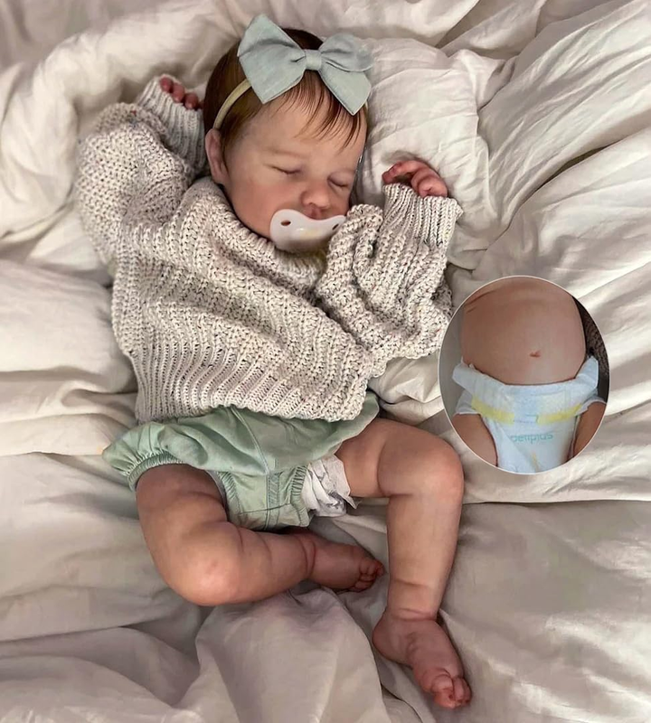Zero Pam Reborn Baby Dolls Girls, 48CM Realistic Baby Doll, Newborn Babies, Real