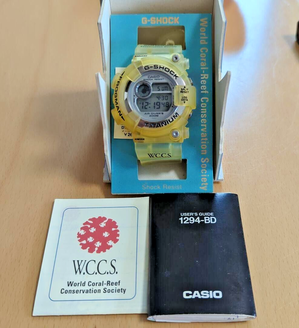 ②CASIO G-SHOCK WCCS FROGMAN DW-8201WC-9T CASIO G-SHOCK DW-8201WC-9T W.C.C.S Frogman NOS | eBay
