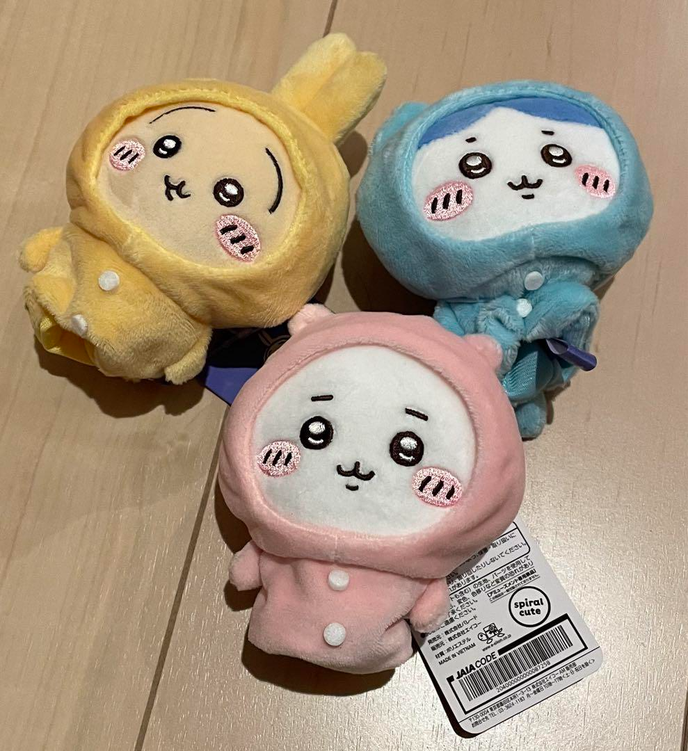 Chiikawa Hachiware Usagi Rabbit Fingertip Puppet Pajama Party 3