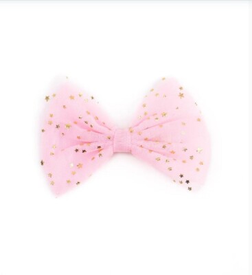 Pink Hairbow Paparazzi Twinkly Tulle