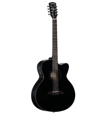 Alvarez ABT60CE-8BK 8-String Baritone Black Gloss Acoustic Electric Guitar