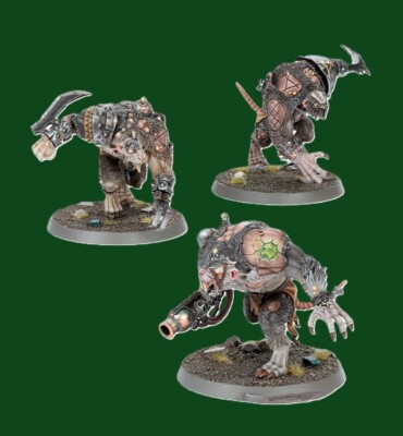 Warhammer AoS Skaven Skaventide 3 Rat Ogors (2024 Version) NEW Ships Fast!