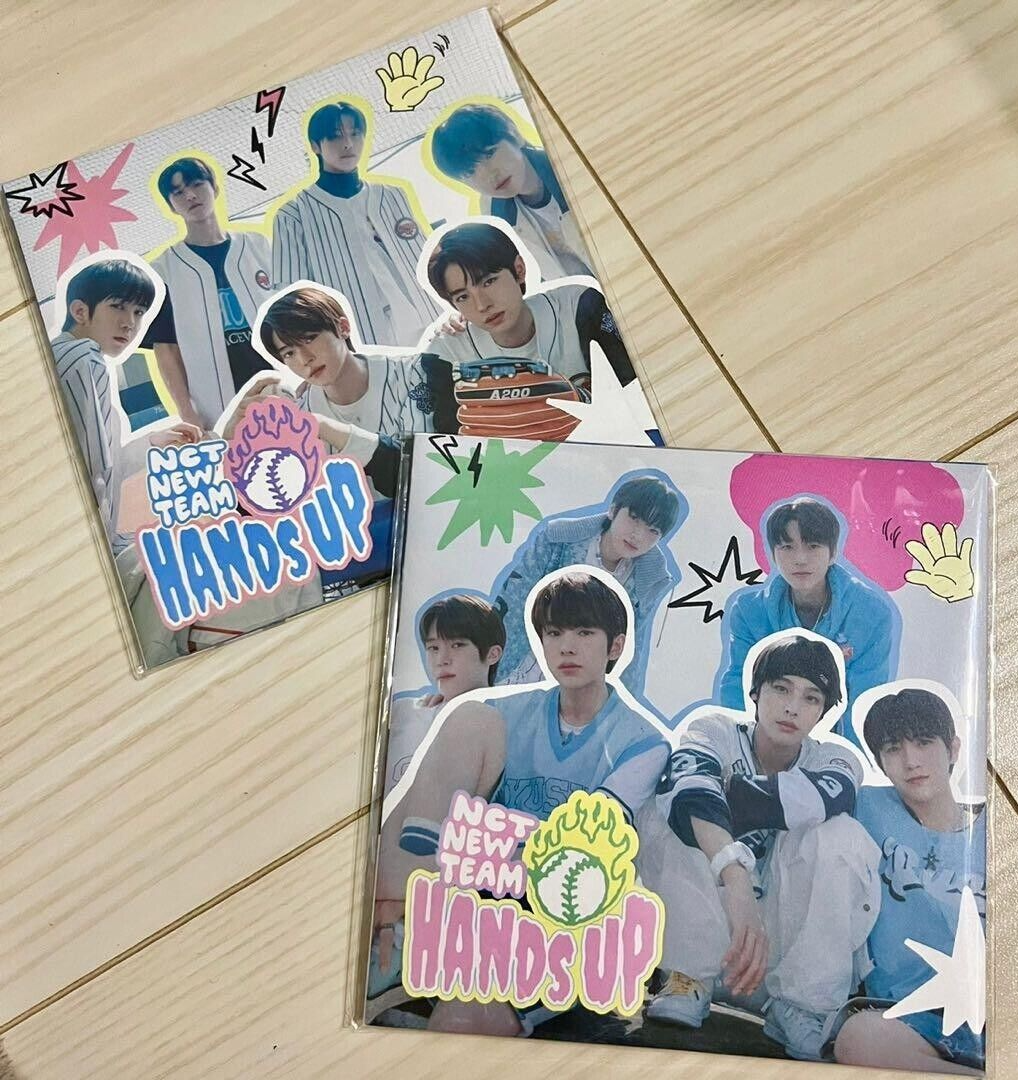 NCT NEW TEAM Hands Up A B Ver. Set of 2 Limited First NCT NEW TEAM Hands Up A B Ver. Set of 2 Limited First
