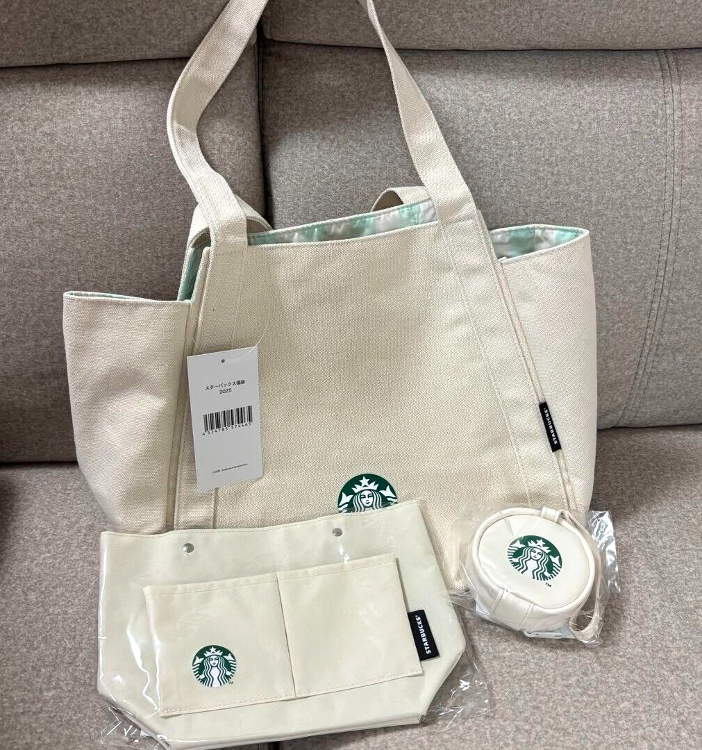お歳暮・冬ギフト特集 2025 人気ランキング Lucky Japan Starbucks Bag Mini Bag-in-bag bag Tote 2025 バッグ