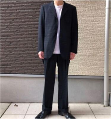 【・・・】ヨウジヤマモト A.A.R セットアップ ダークブラウン 3B 希少 ヨウジヤマモト A.A.R ダーバン セットアップ 3B ブラック