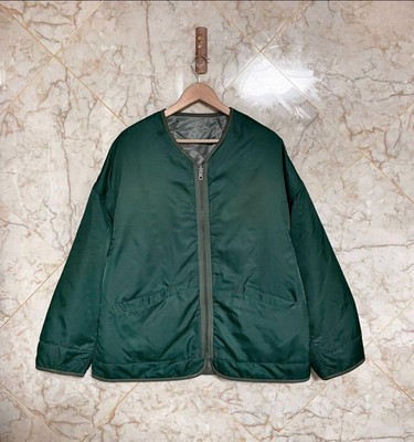 Visvim Iris Liner Jacket Green Natural Dye Reversible Nylon Size 2 2023