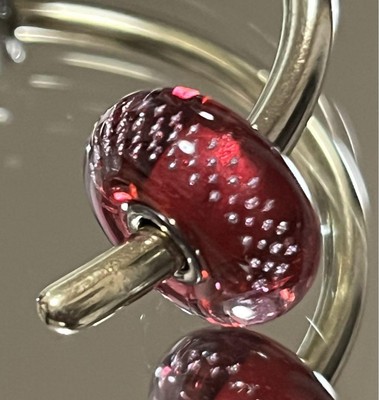 Trollbeads Silver Trace Pink