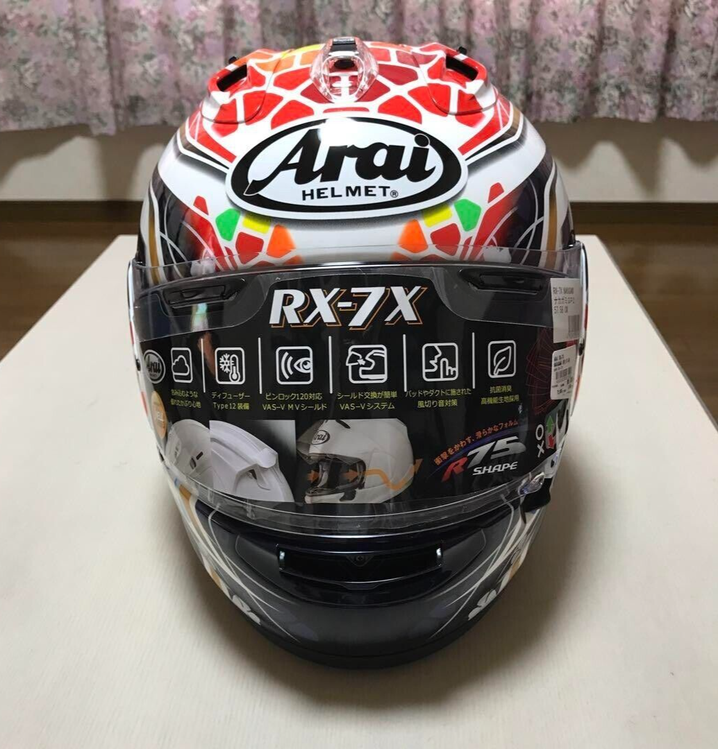 新品Arai RX-7X ナカガミ　レプリカ2 サイン入り　Lサイズ 新品Arai RX-7X ナカガミ レプリカ2 サイン入り Lサイズ Webike