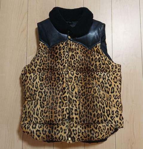 ROCKY MOUNTAIN x WACKO MARIA Rayon Men's Down Vest Size 36