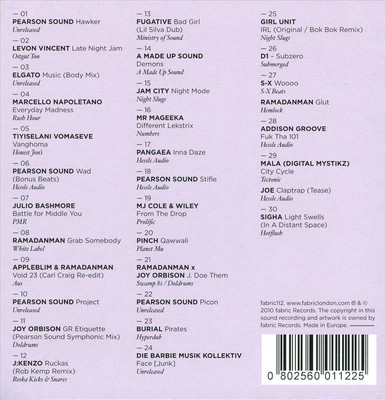 PEARSON SOUND/RAMADANMAN FABRICLIVE 56 NEW CD