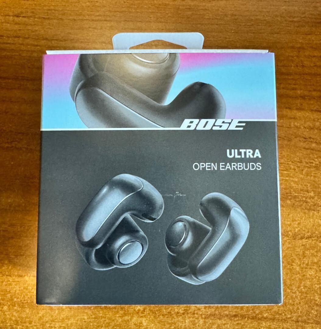 【中古品】Bose Ultra Open Earbuds　ブラック Bose Ultra Open Earbuds Completely Wireless Open Earbuds