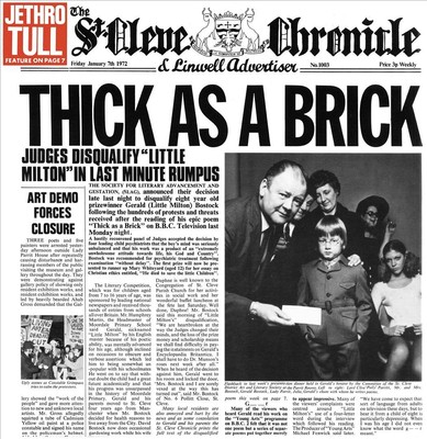 JETHRO TULL THICK AS A BRICK NEW LP