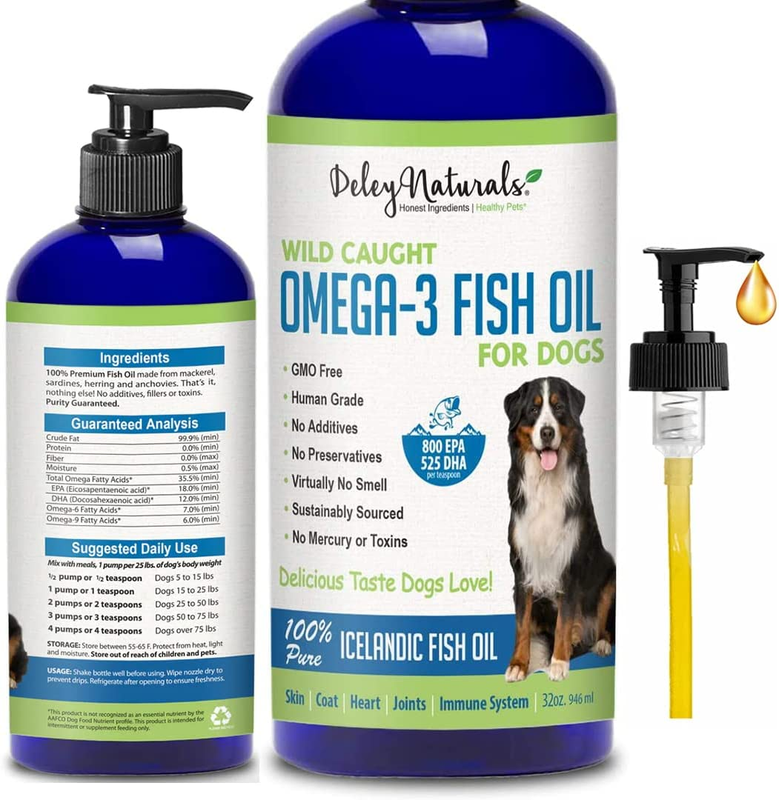 For Dogs - 32oz - Omega 3-6-9, Gmo-free - Reduces Shedding