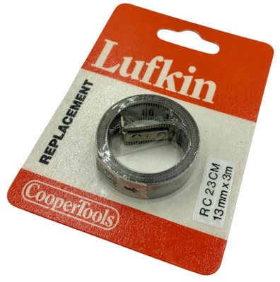 1 x Lufkin Steel Replacement Tape Measure RC23CM 13 mm x 3 Meters