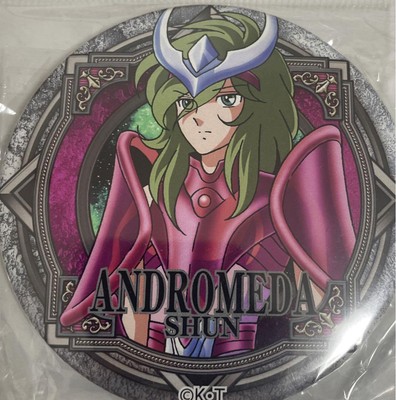 Saint Seiya Huge Can Badge Andromeda Shun